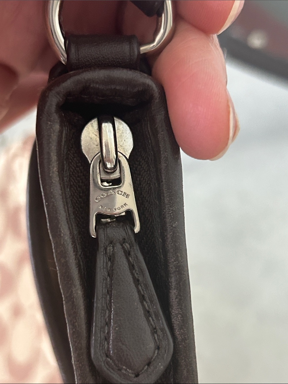 Coach Tan and Brown Signature Crossbody Bag - Picture 5 of 11